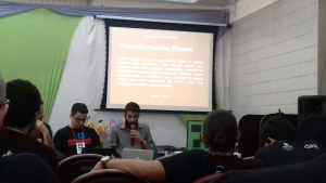 Eric Barreto em Mesa Temática na III #SGAMES. Petrolina-PE 2016